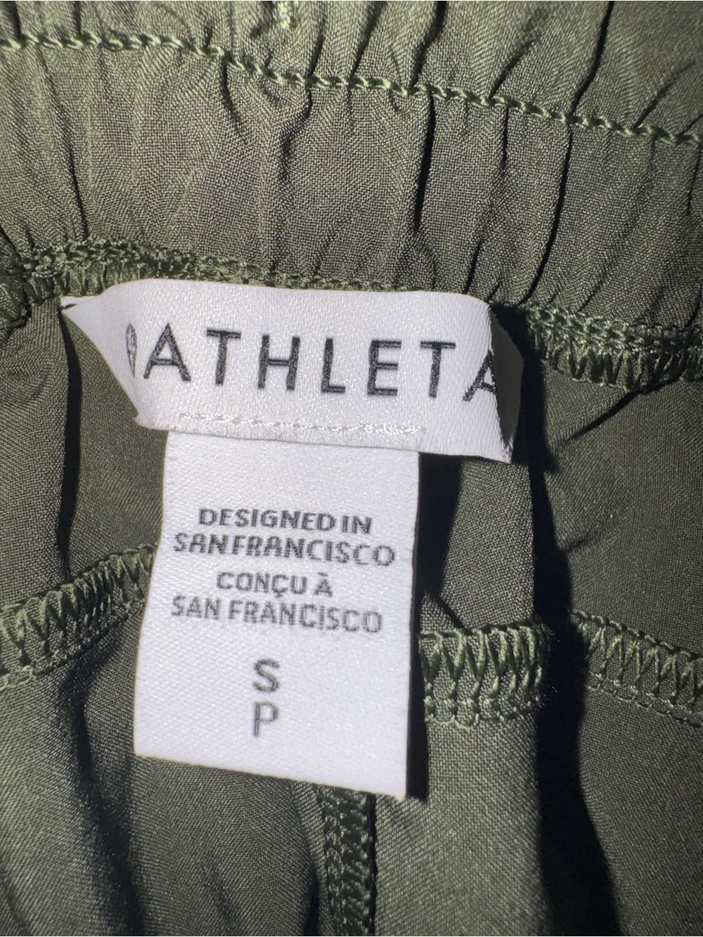 NWT Athleta Crossroads Shorts Olive Green S